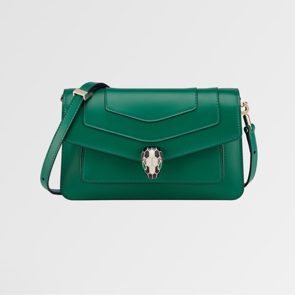 💚 Bvlgari Serpenti East West Shoulder Bag 💚 - Picture 2 of 13